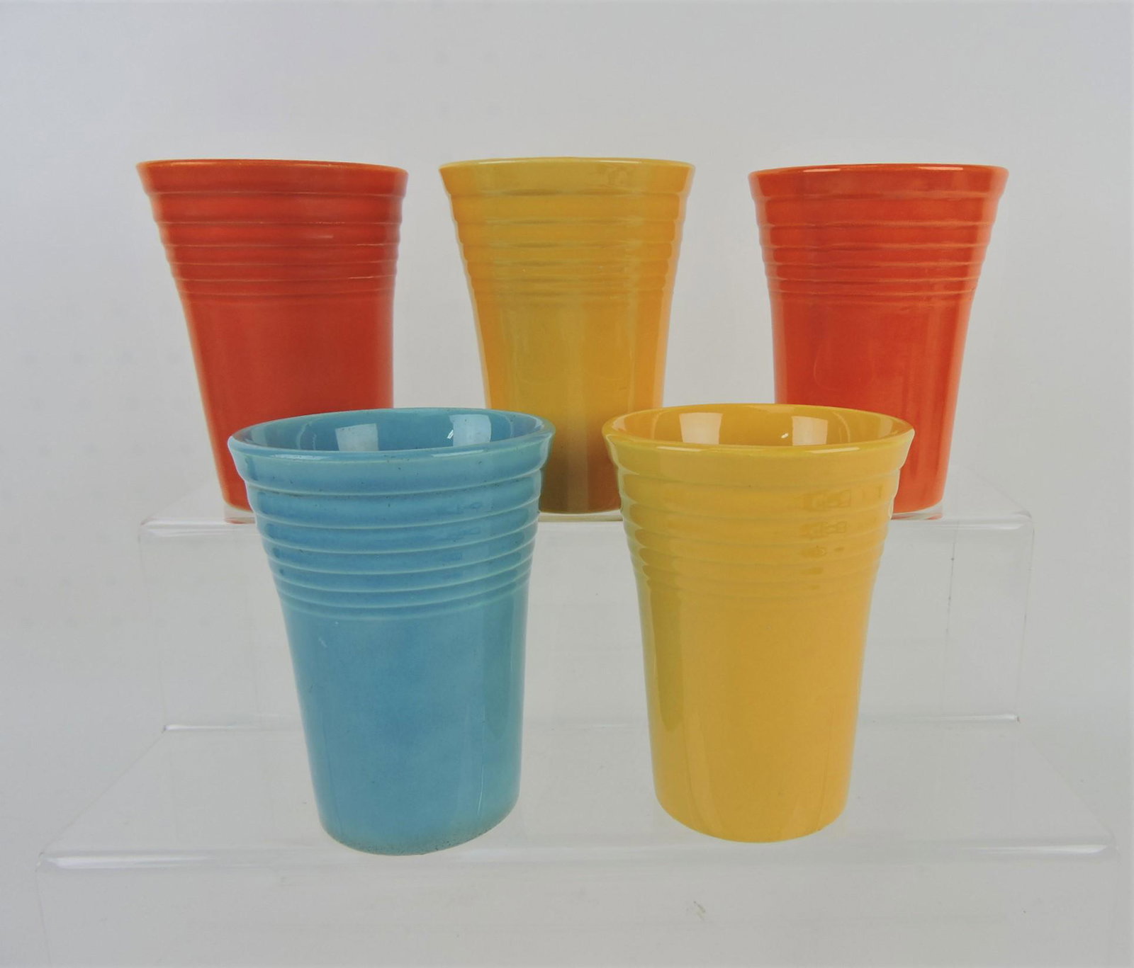 Fiesta water tumbler group,: 5 mixed