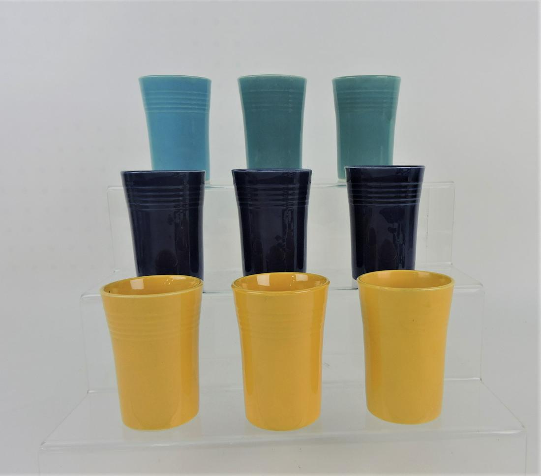Fiesta juice tumbler group,: 9 mixed
