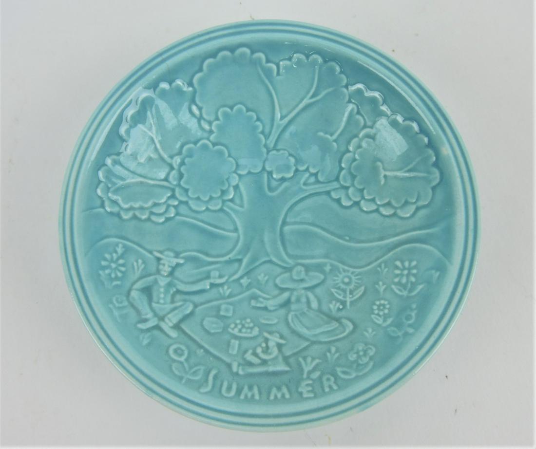 Fiesta World's Fair ashtray, turquoise, (1 of 1)