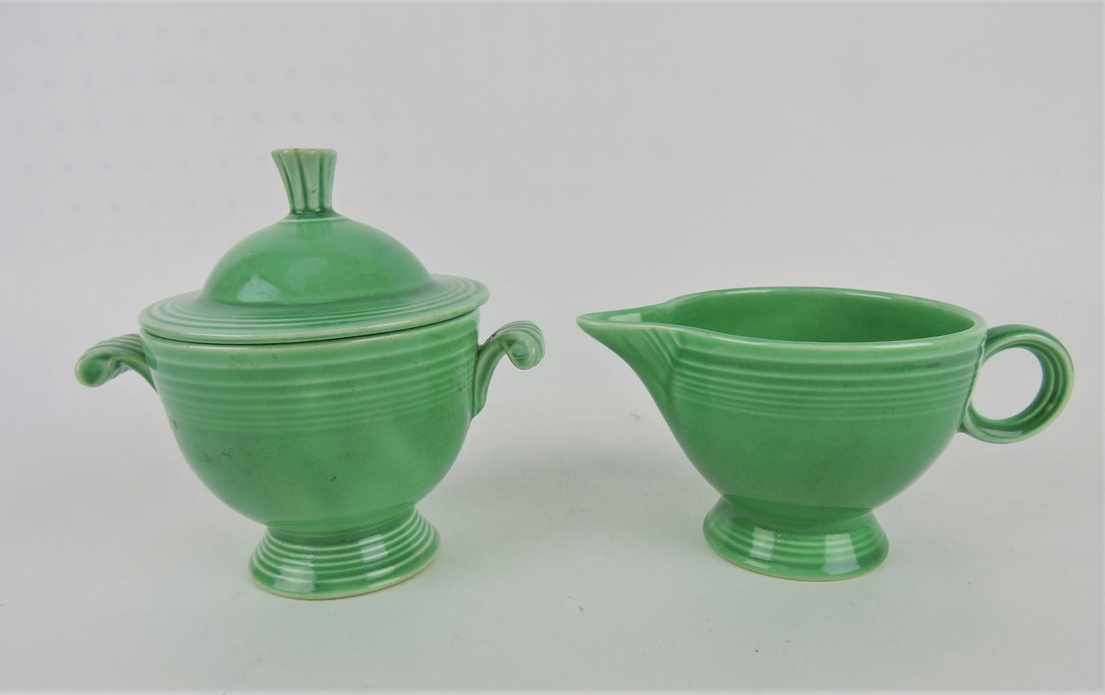 Fiesta cream and sugar, green: .