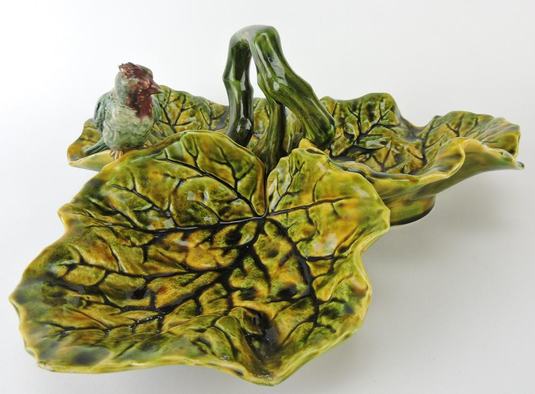 Majolica Sarreguemines rustic leaf (1 of 1)