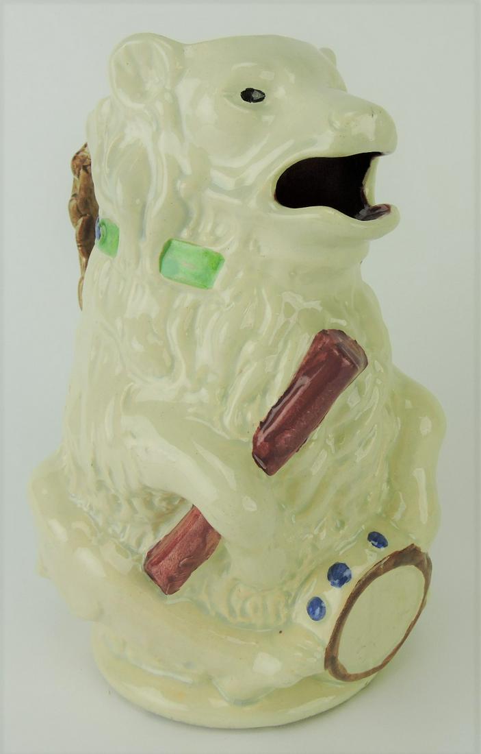 French majolica polar bear figural (1 of 1)