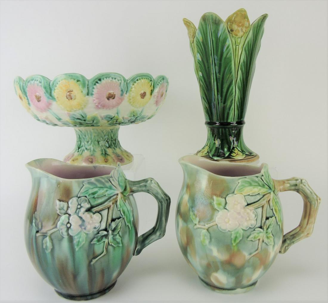 Etruscan majolica lot of 4 pieces; (1 of 1)