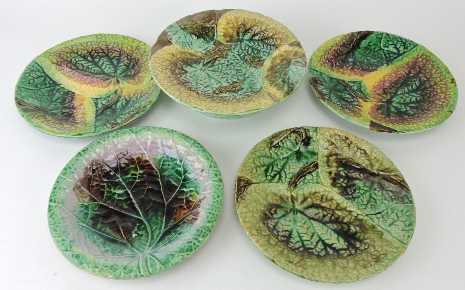 Majolica begonia compote and (1 of 1)