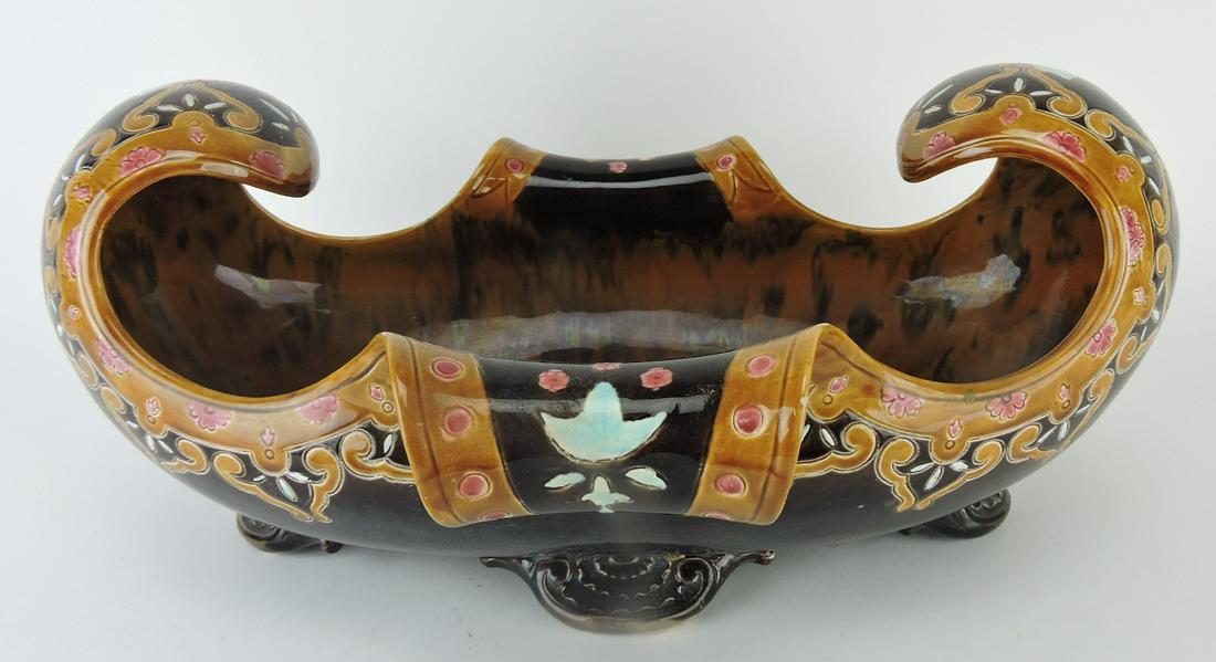 Majolica Art Nouveau table center, (1 of 1)