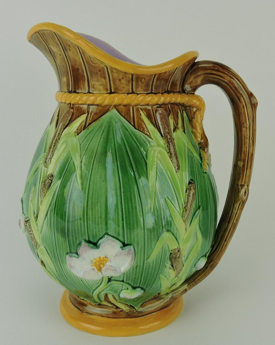 George Jones majolica bullrush and (1 of 1)