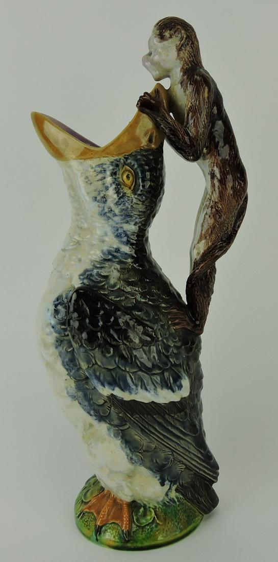 Brownfield majolica duck and monkey (1 of 1)