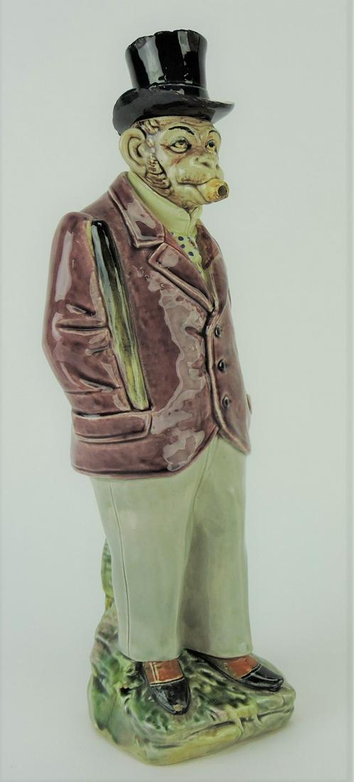 B & L Gesetzl Gesch majolica monkey (1 of 2)