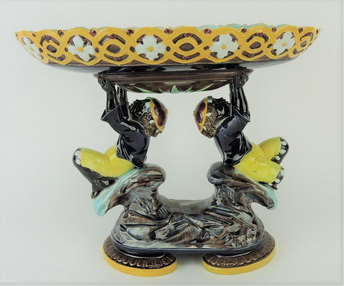 Holdcroft majolica table center with (1 of 1)