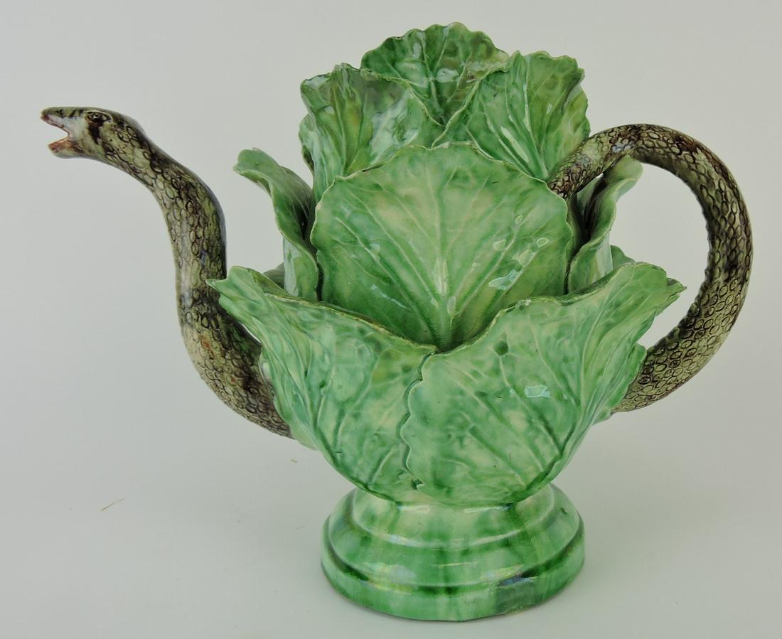 Portugal Palissy majolica cabbage (1 of 1)