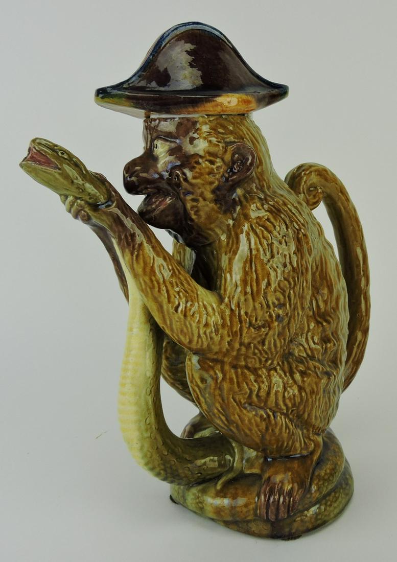 Portugal Palissy majolica monkey (1 of 1)