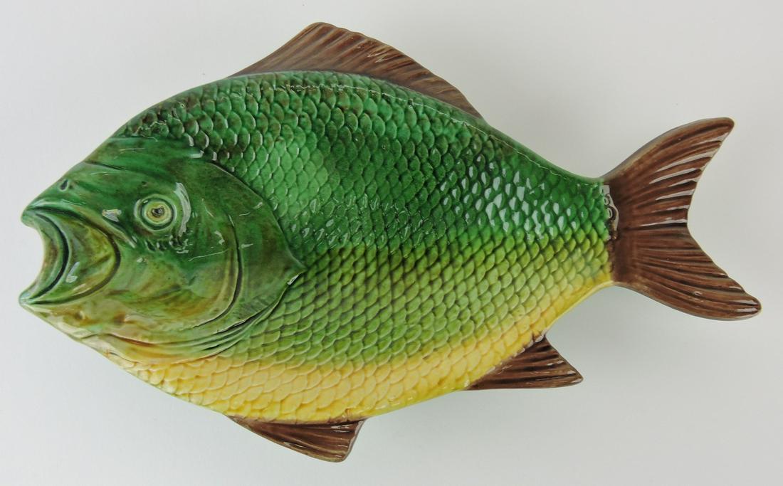 Minton majolica fish tray, 9 3/4", (1 of 1)