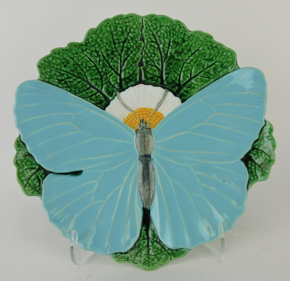Minton majolica rare butterfly on (1 of 1)