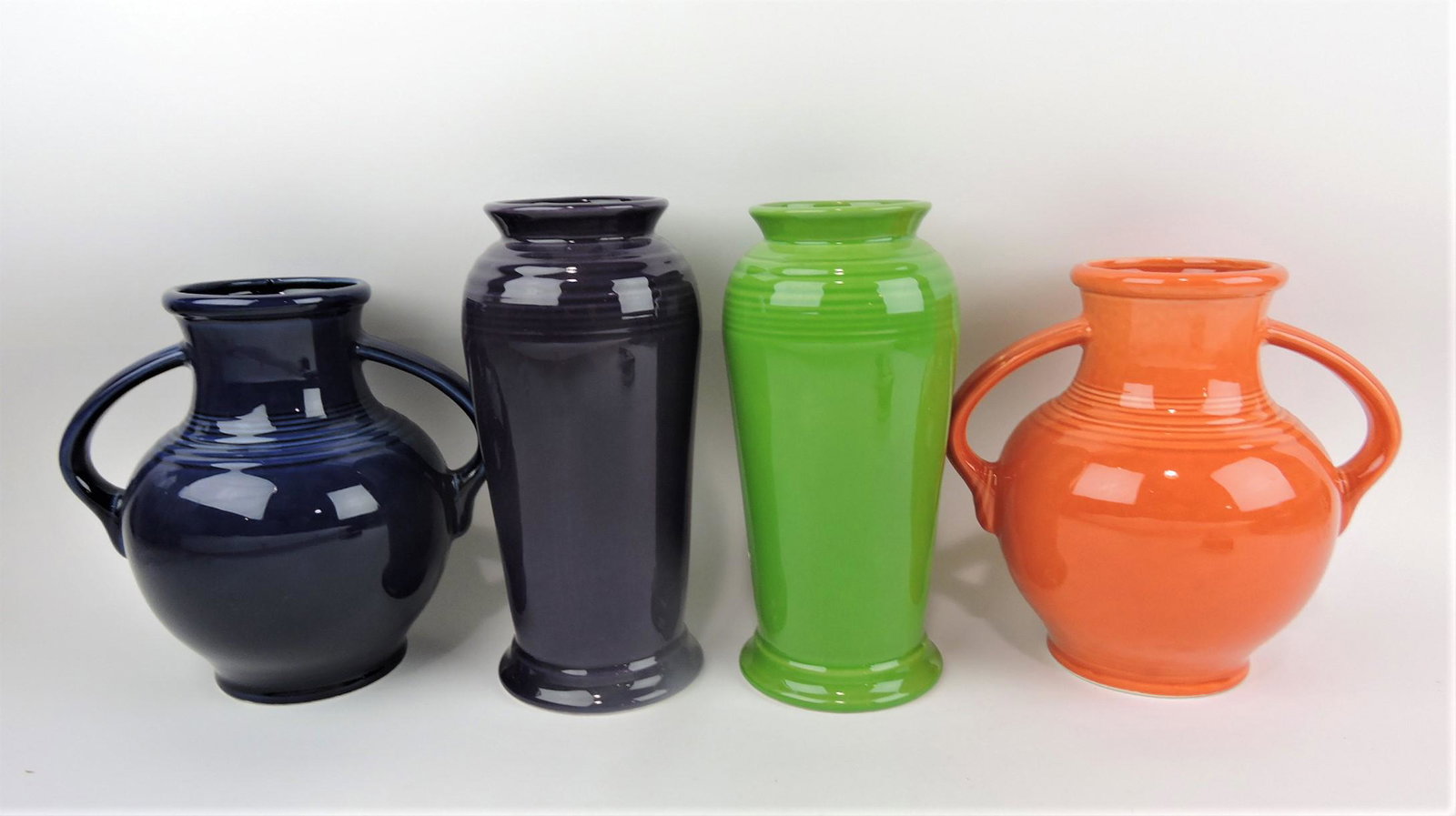 Fiesta Post 86 lot of 4 vases: .