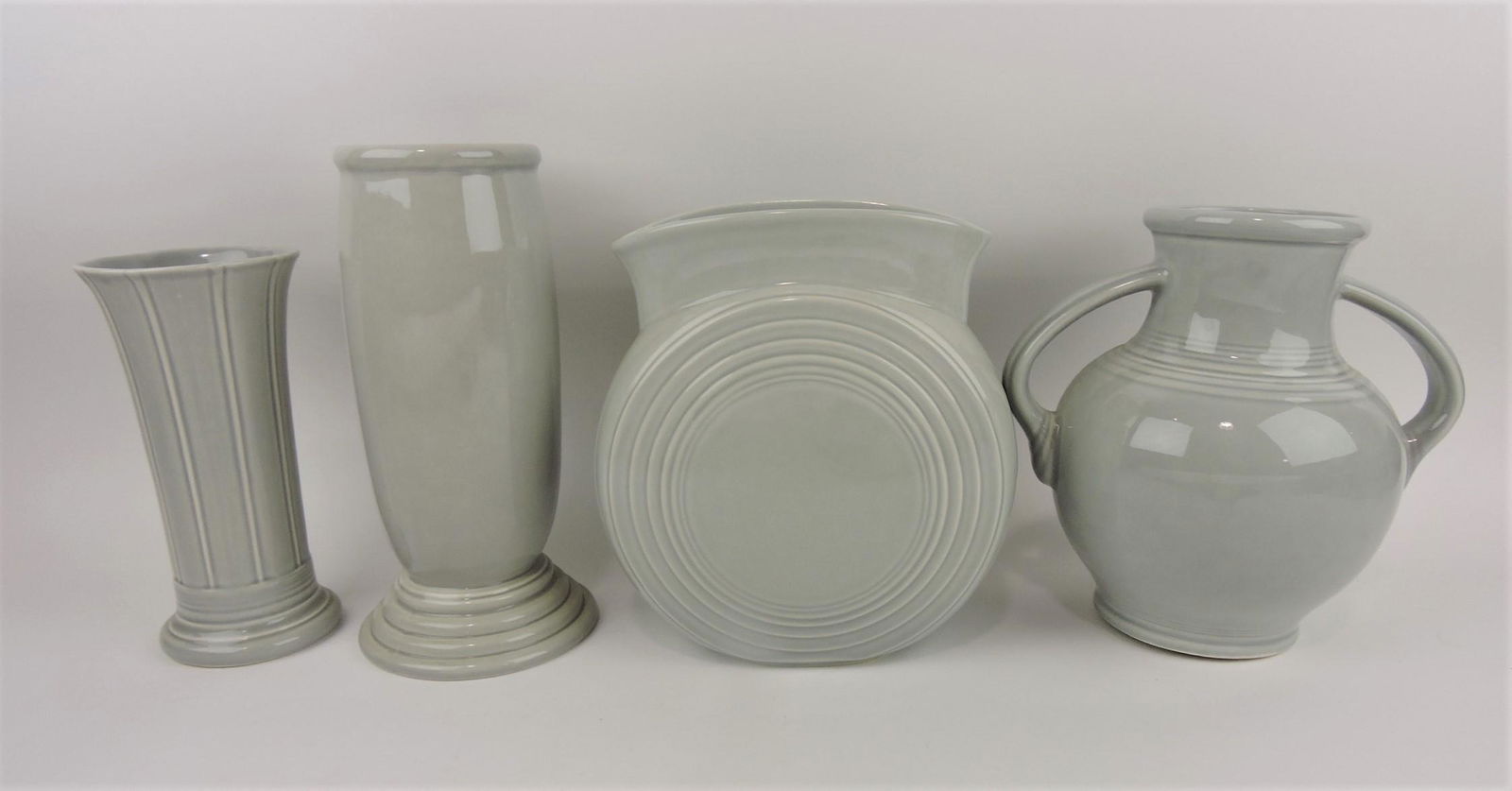 Fiesta Post 86 lot of 4 gray vases (1 of 1)