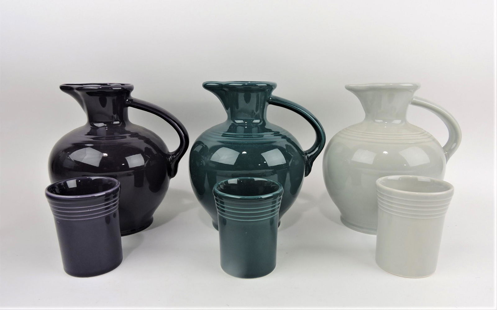 Fiesta Post 86 lot of 3 water carafes, (1 of 1)