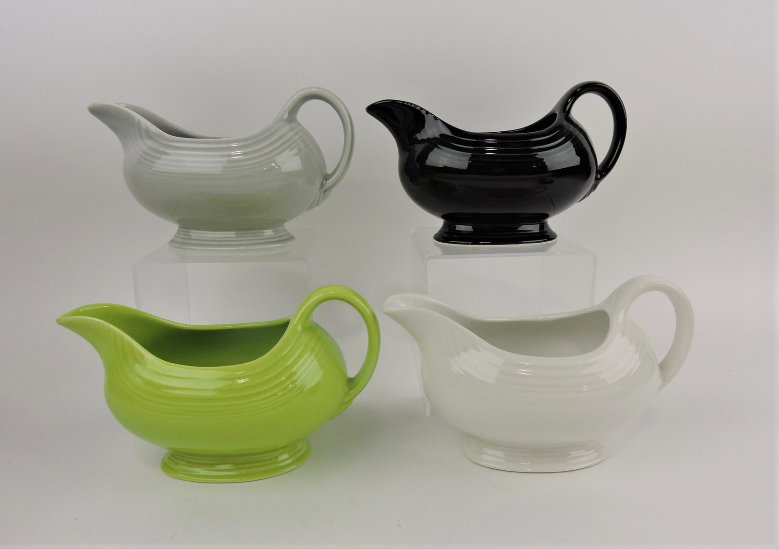 Fiesta Post 86 lot of 4 sauce boats: .