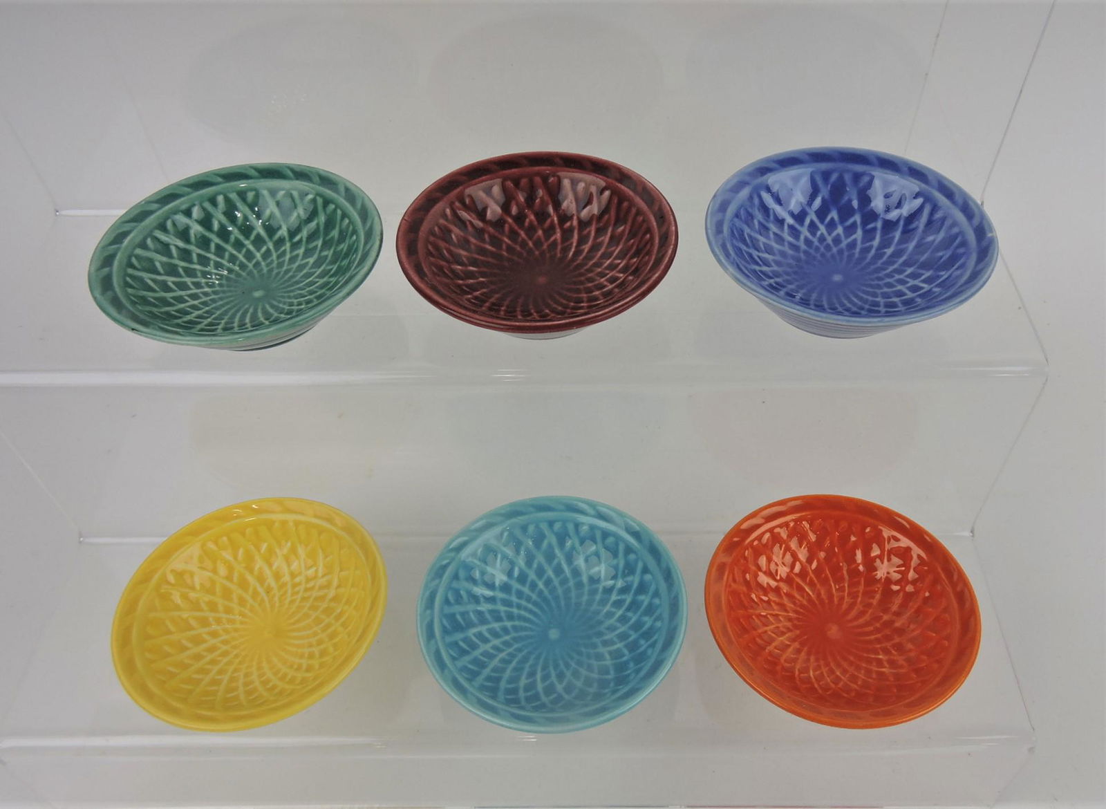 Fiesta Harlequin lot of 6 nut cups, (1 of 1)