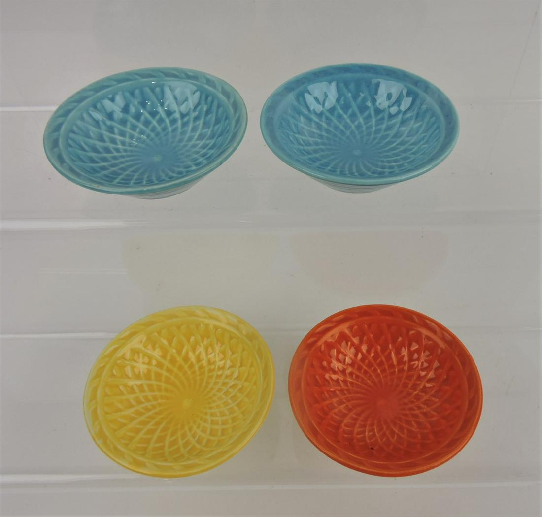 Fiesta Harlequin lot of 4 nut cups, (1 of 1)