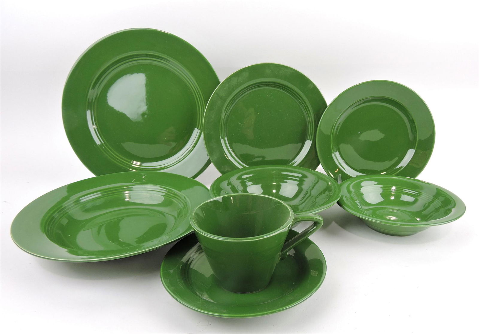 Fiesta Harlequin dark green 8 piece (1 of 1)