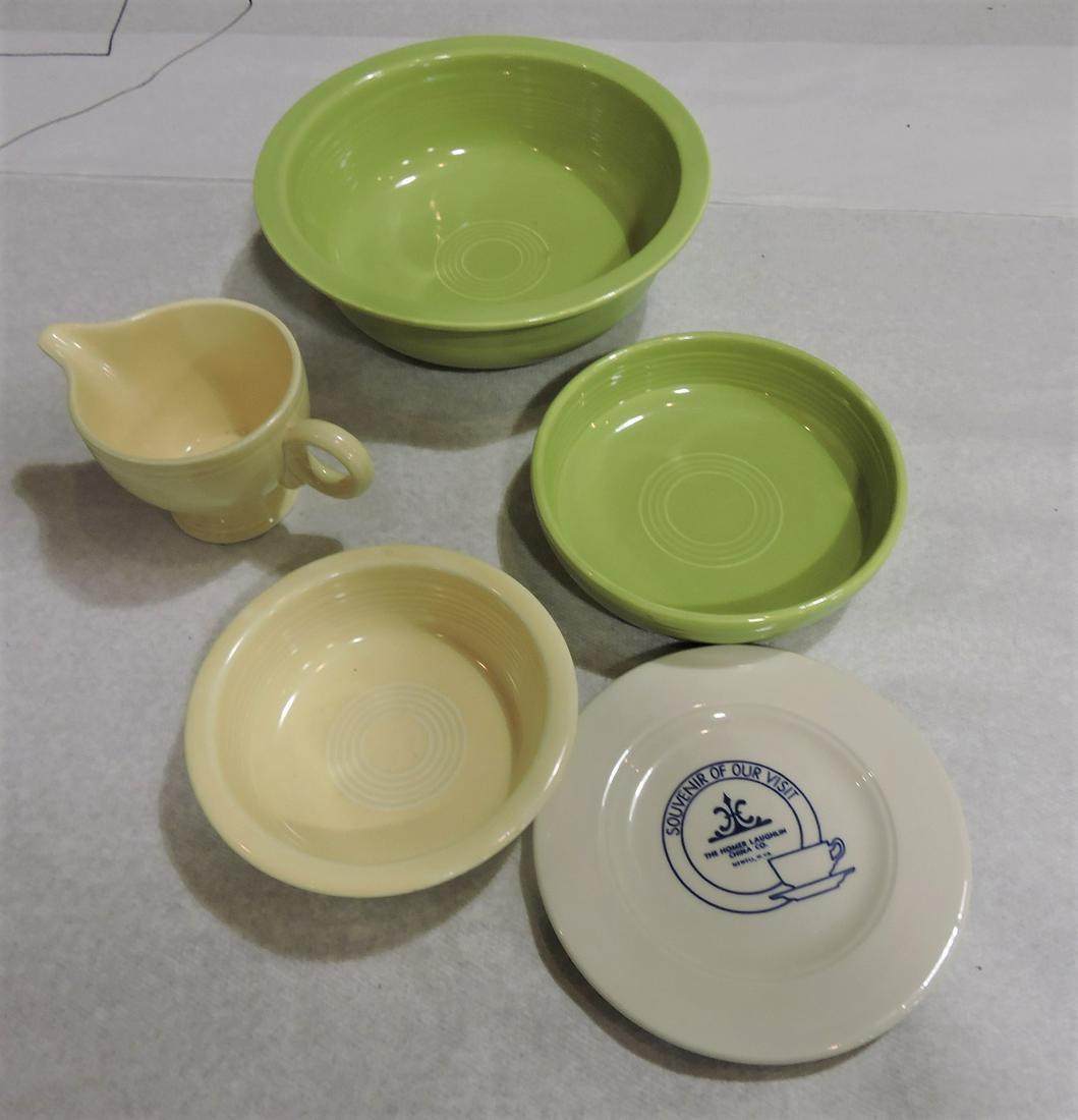 Fiesta lot of 5 pieces, various condition: .