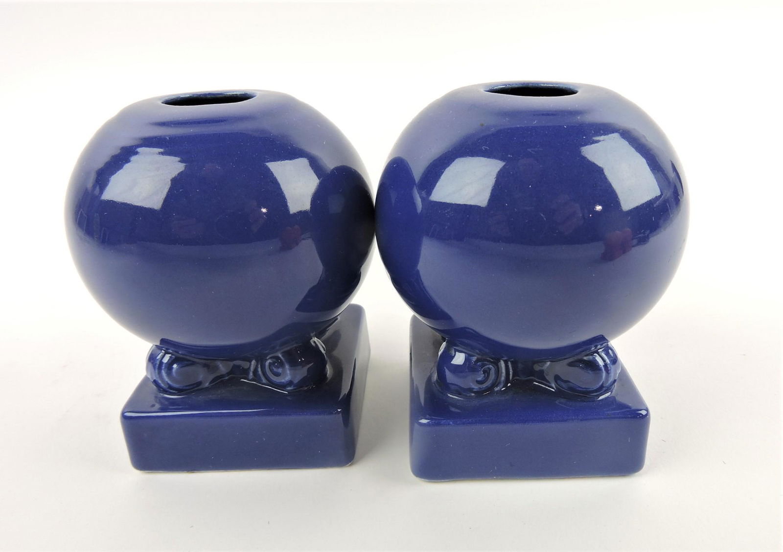 Fiesta bulb candle holders, pair, (1 of 1)