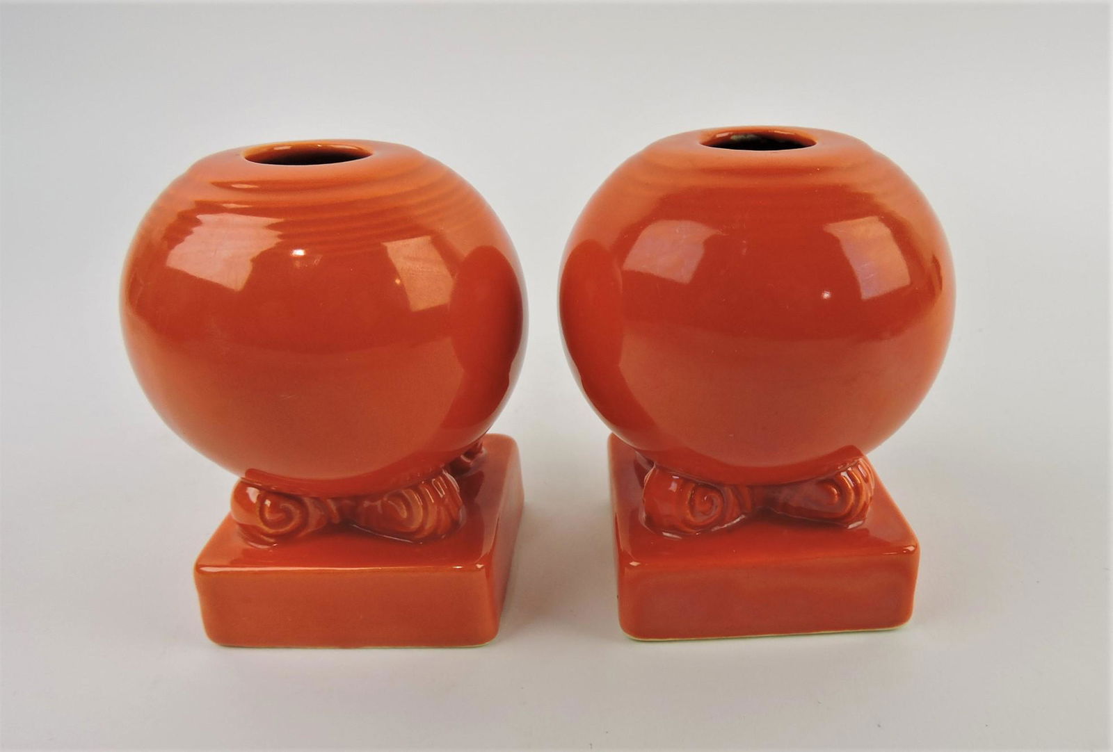 Fiesta bulb candle holders, pair, (1 of 1)