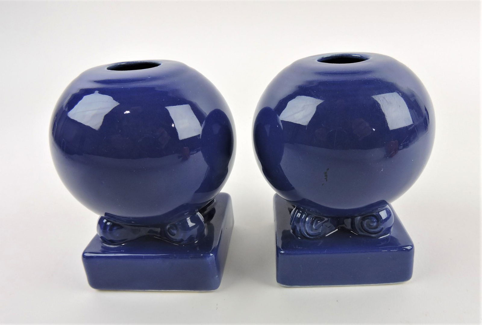 Fiesta bulb candle holders, pair, (1 of 1)