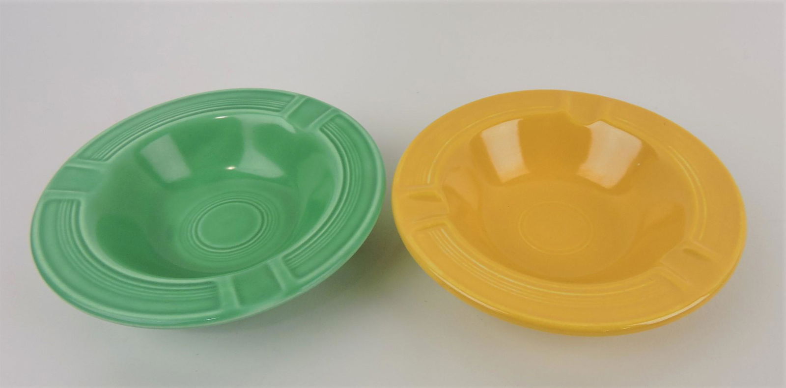 Fiesta ashtray group, green and (1 of 1)