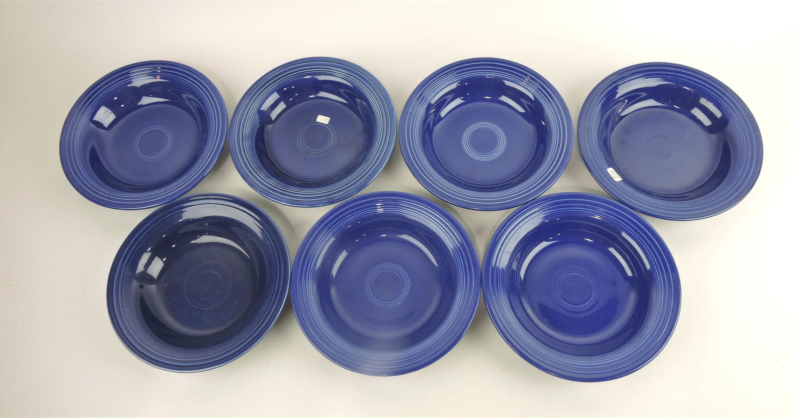 Fiesta deep plate group, lot of 7, (1 of 1)
