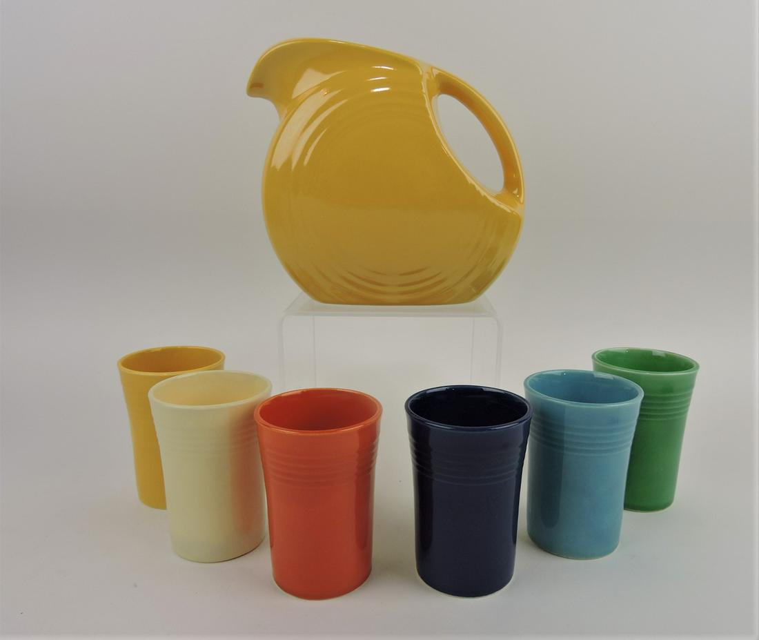 Fiesta 7 piece juice set with yellow (1 of 1)