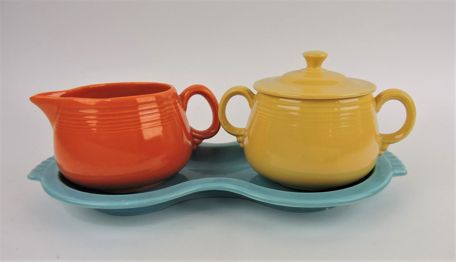 Fiesta promotional cream & sugar (1 of 1)