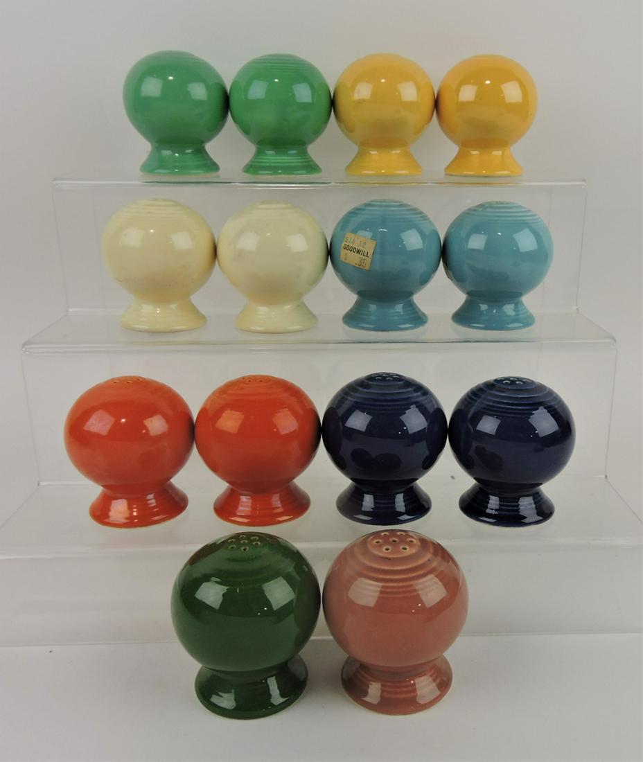 Fiesta salt & pepper shaker group, (1 of 1)