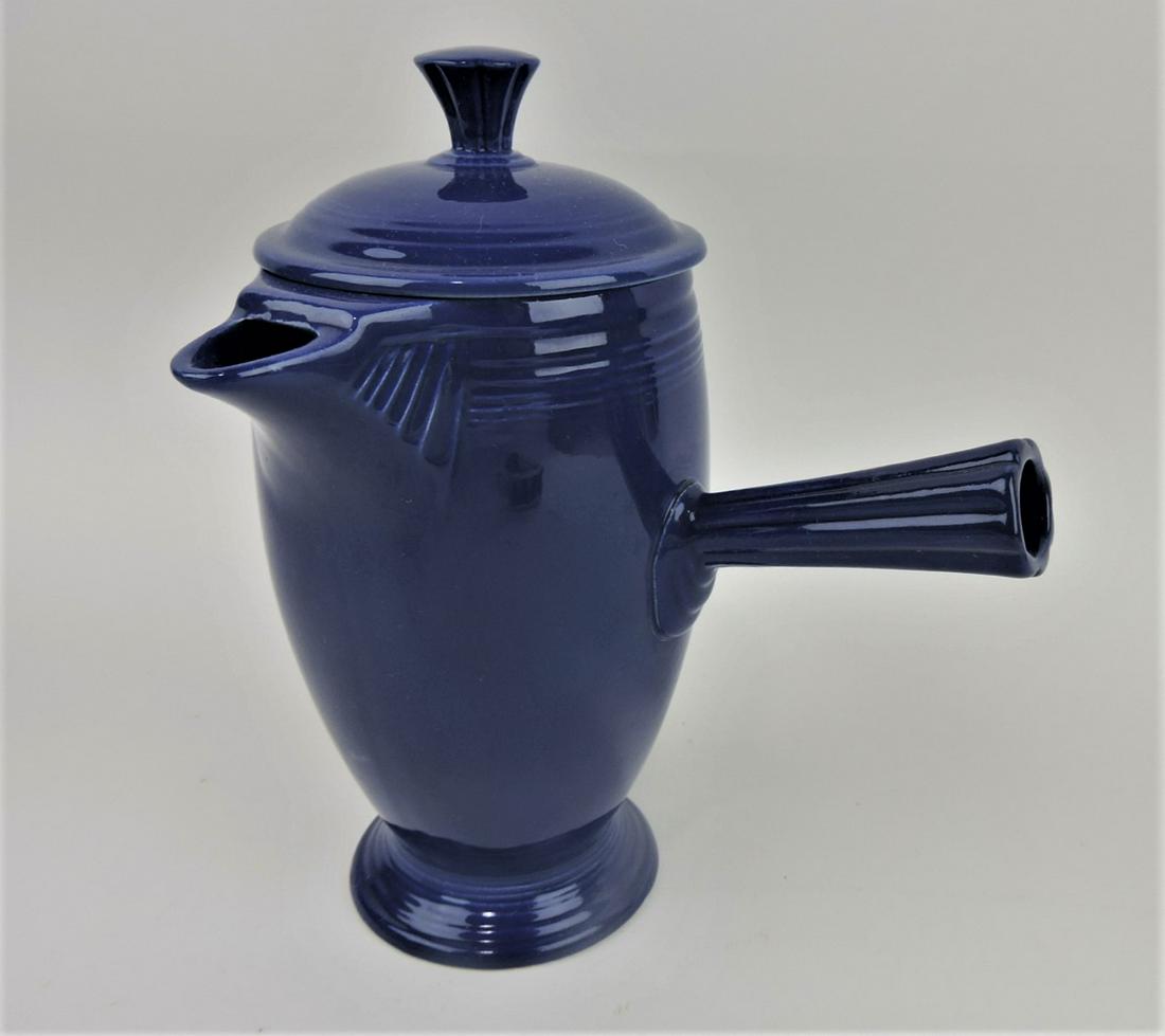 Fiesta demitasse pot, cobalt: .