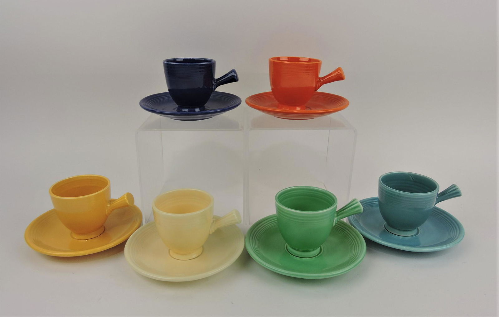 Fiesta demitasse cup & saucer group, (1 of 1)