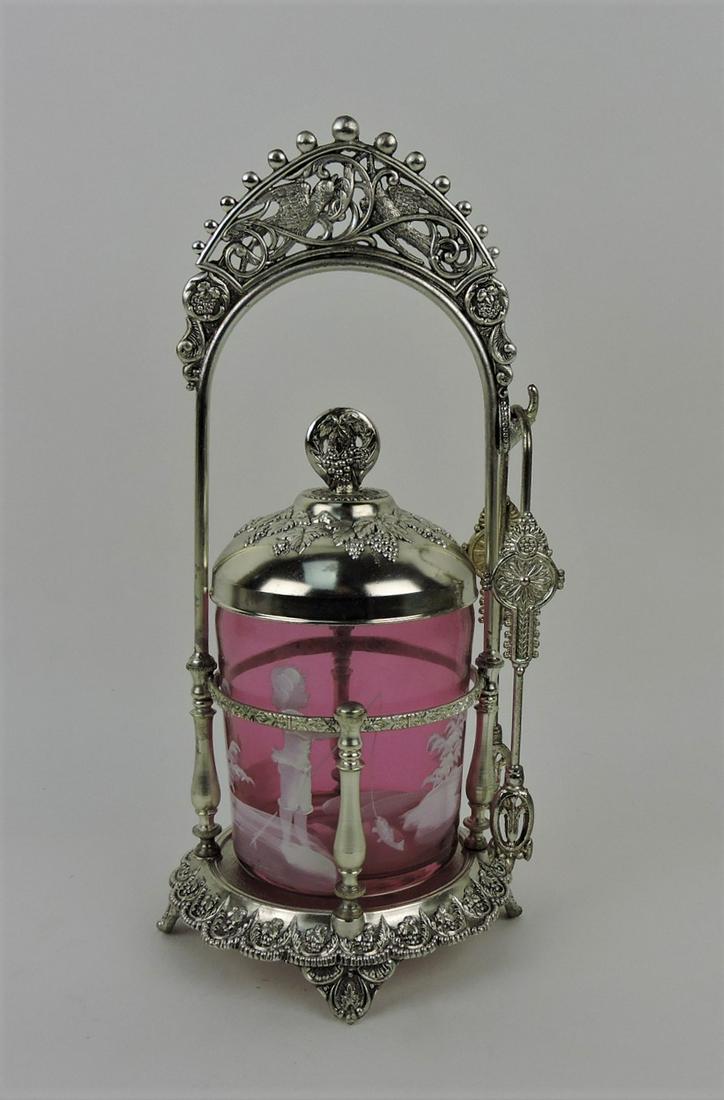 Pickle castor with cranberry Mary: Gregory insert