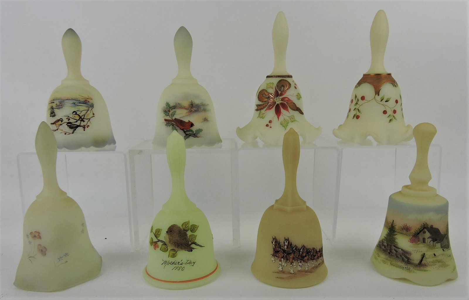 Fenton lot of 8 bells: .