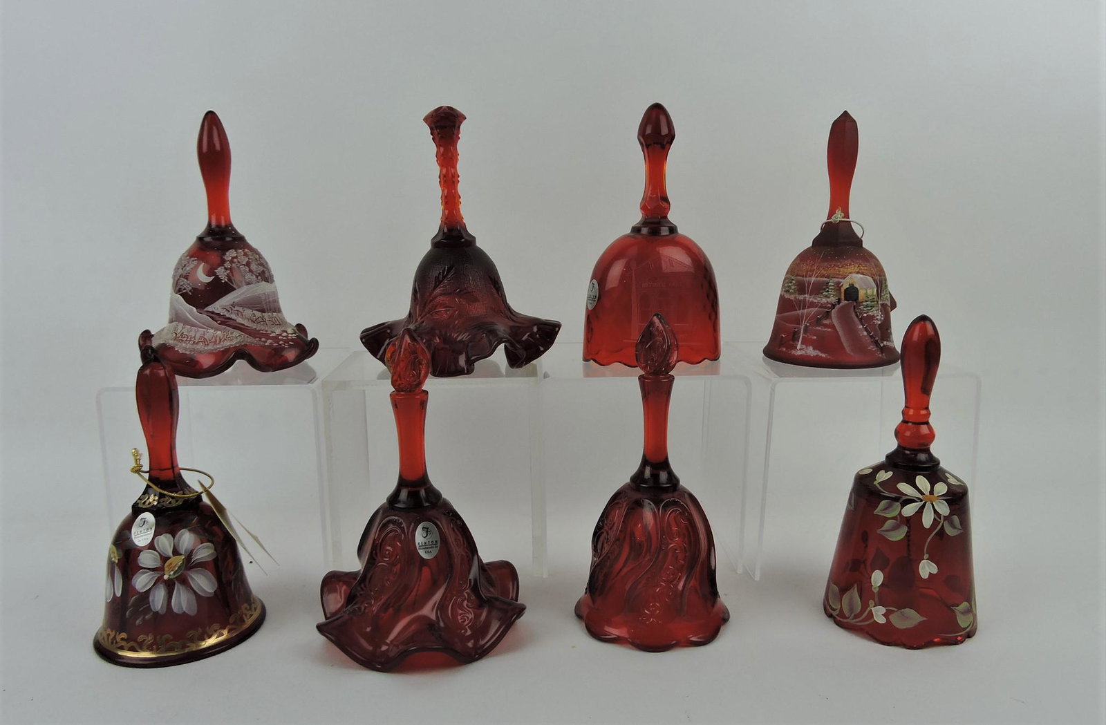Fenton lot of 8 bells: .