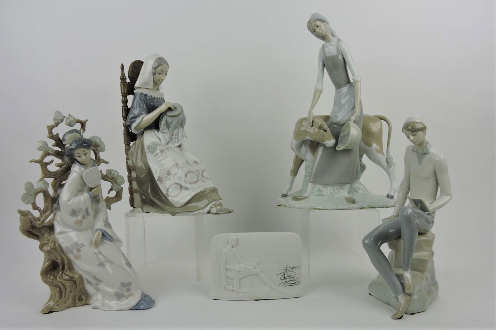 Lladro lot of 4 figures, 11" to 12", (1 of 1)