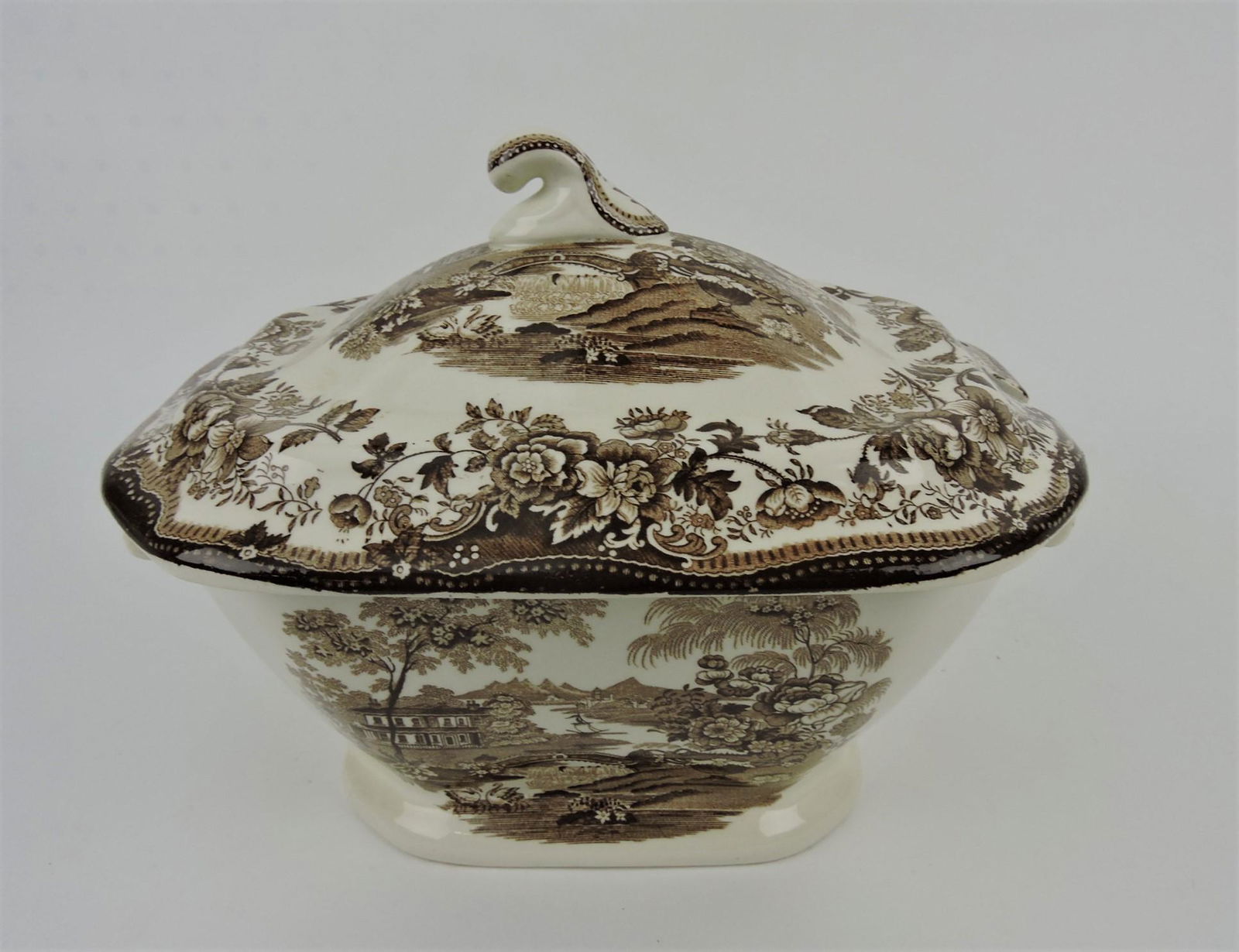 Clarice Cliff Tonquin brown/white (1 of 1)