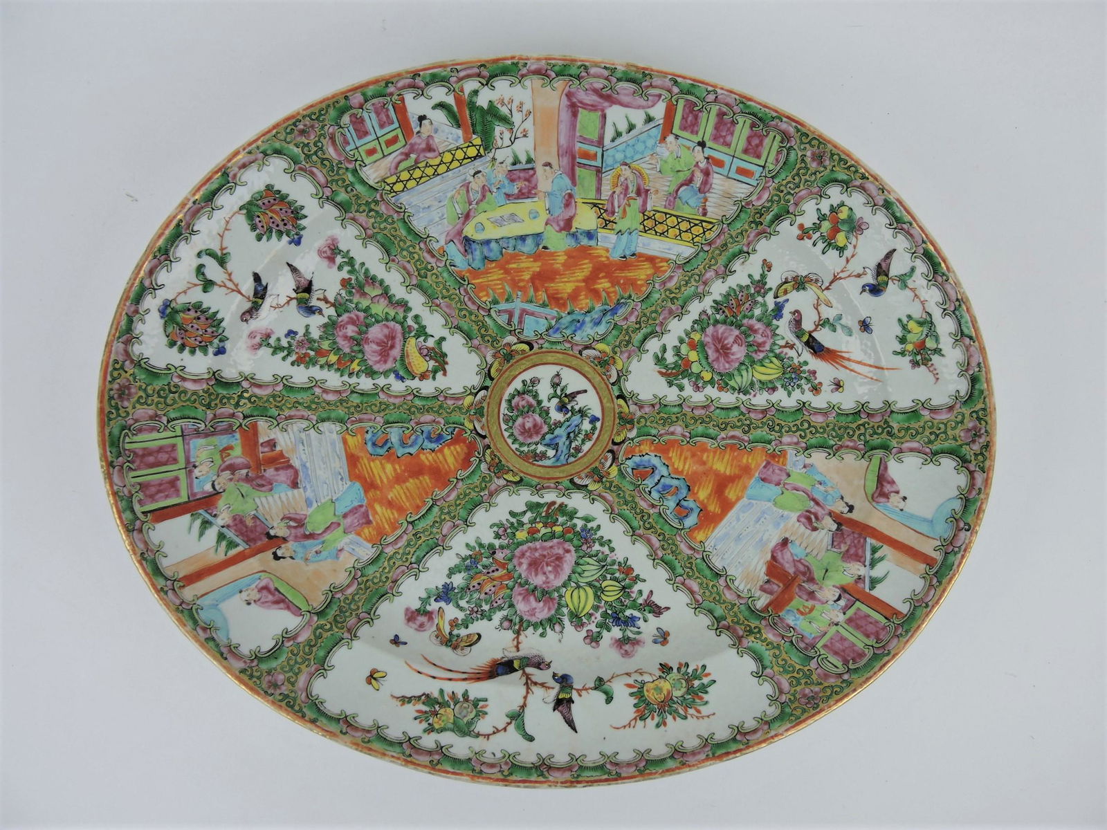 Chinese Export Famille Rose Medallion (1 of 2)