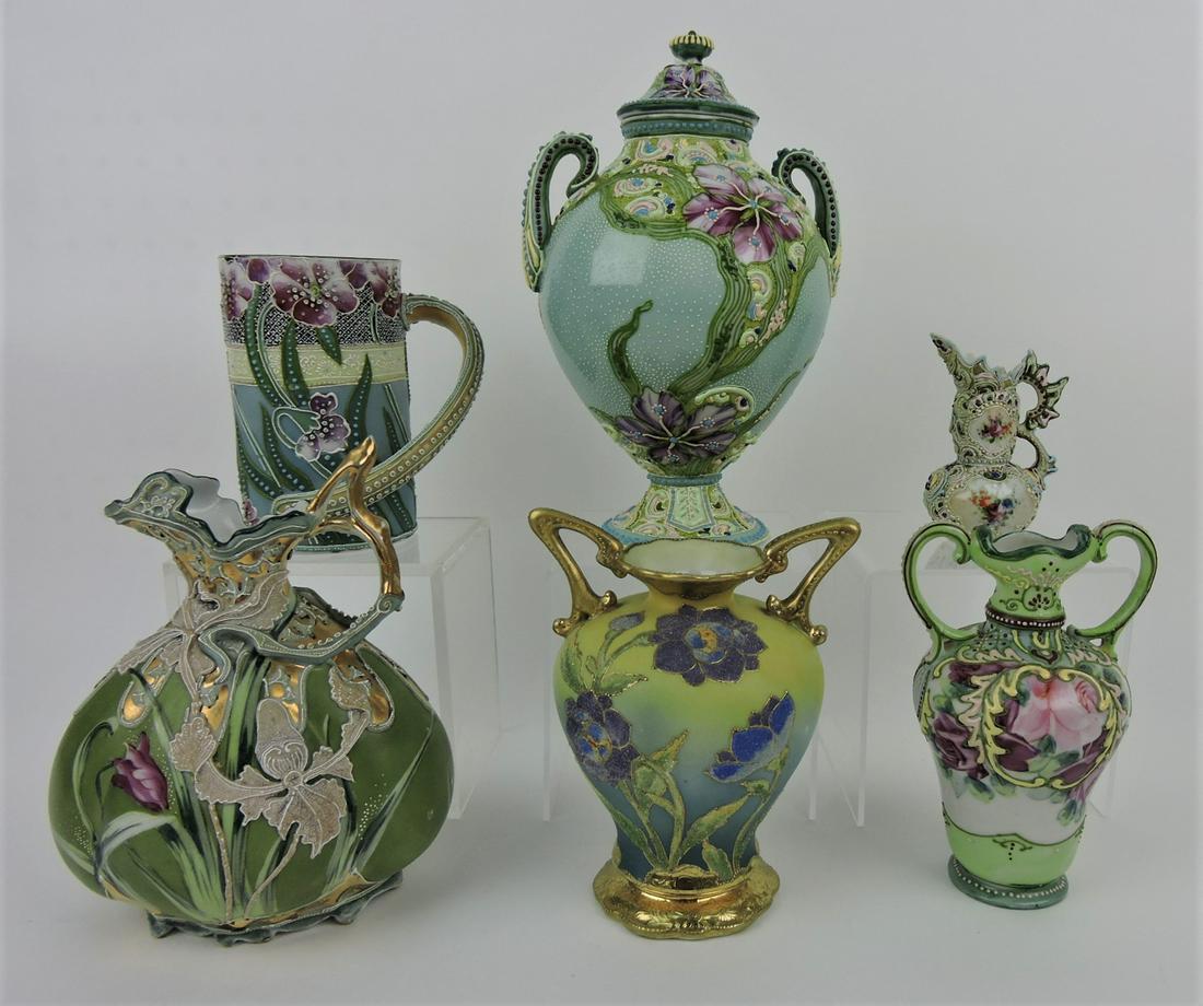 Nippon lot of Moriage and Coralene (1 of 1)