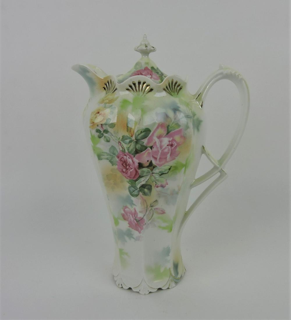 R.S. Prussia (unmarked) chocolate pot, (1 of 1)