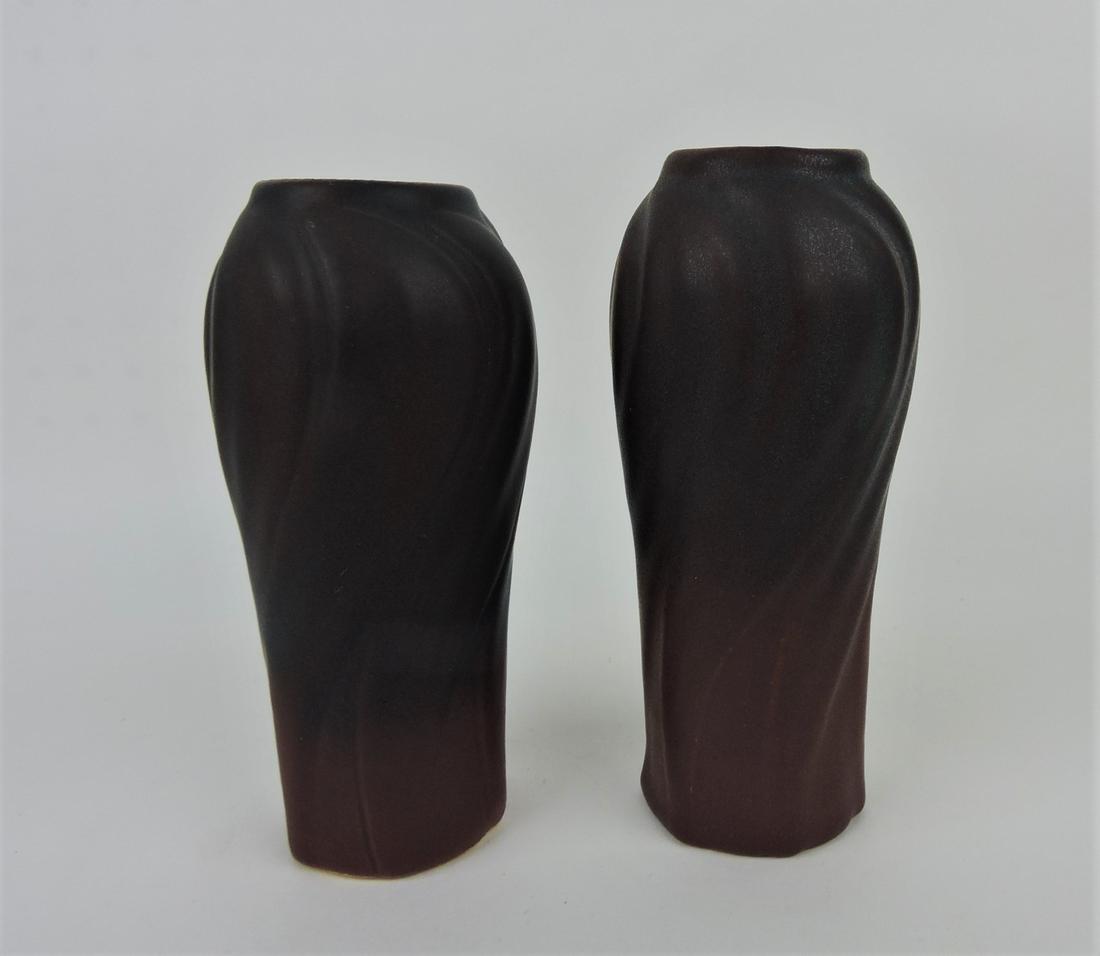 Van Briggle lot of 2 - 7 1/2" vases (1 of 3)
