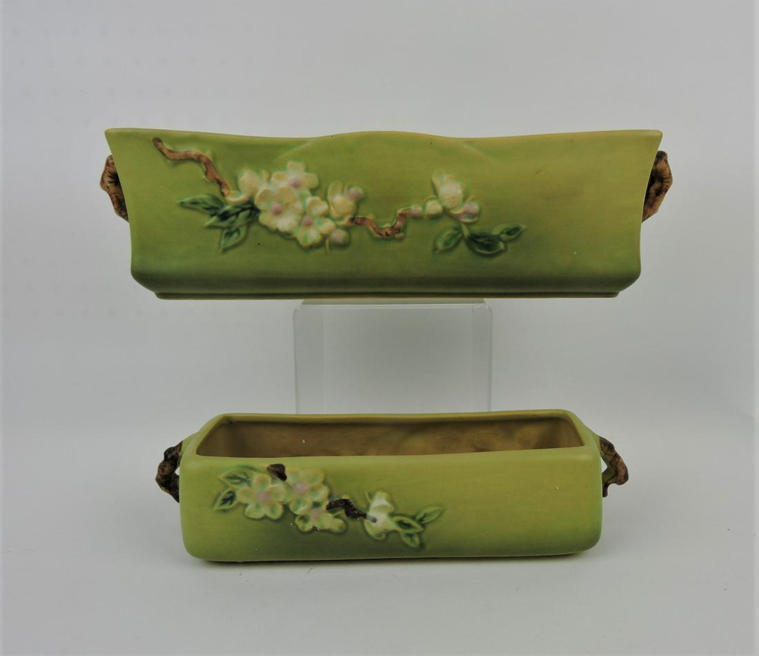 Roseville green Apple Blossom lot (1 of 1)