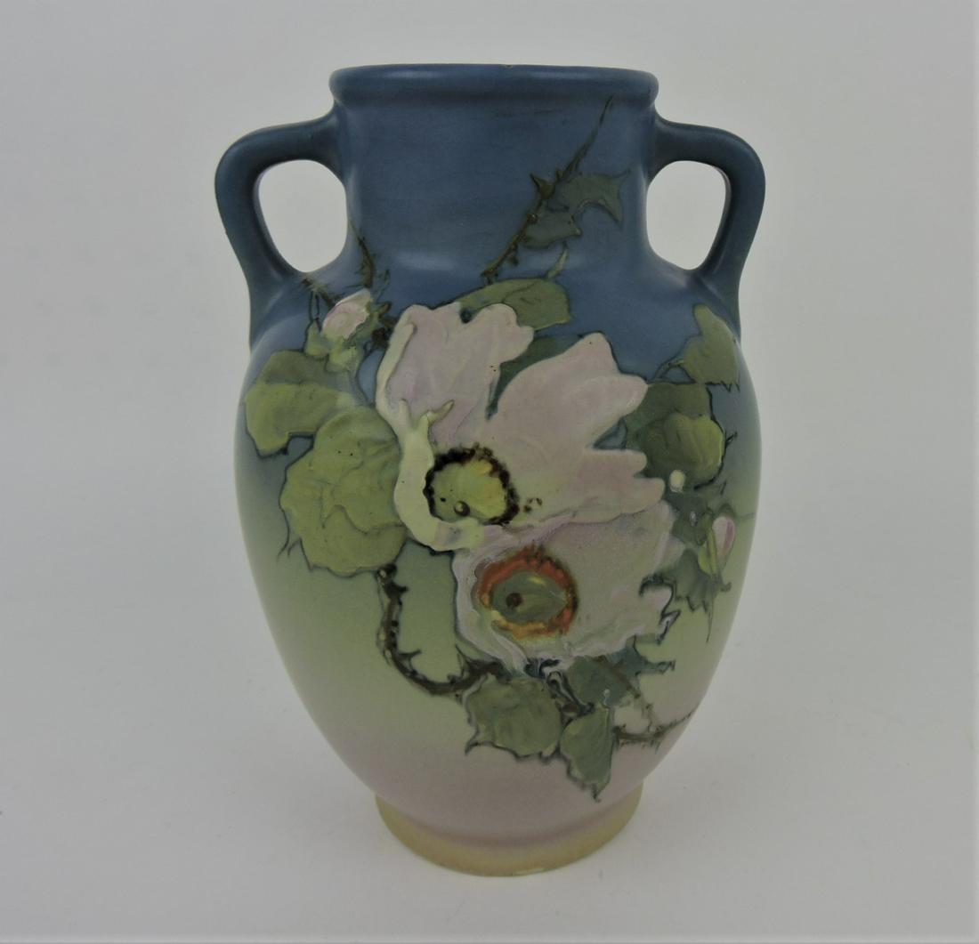 Weller Hudson 8" two handled vase, (1 of 3)