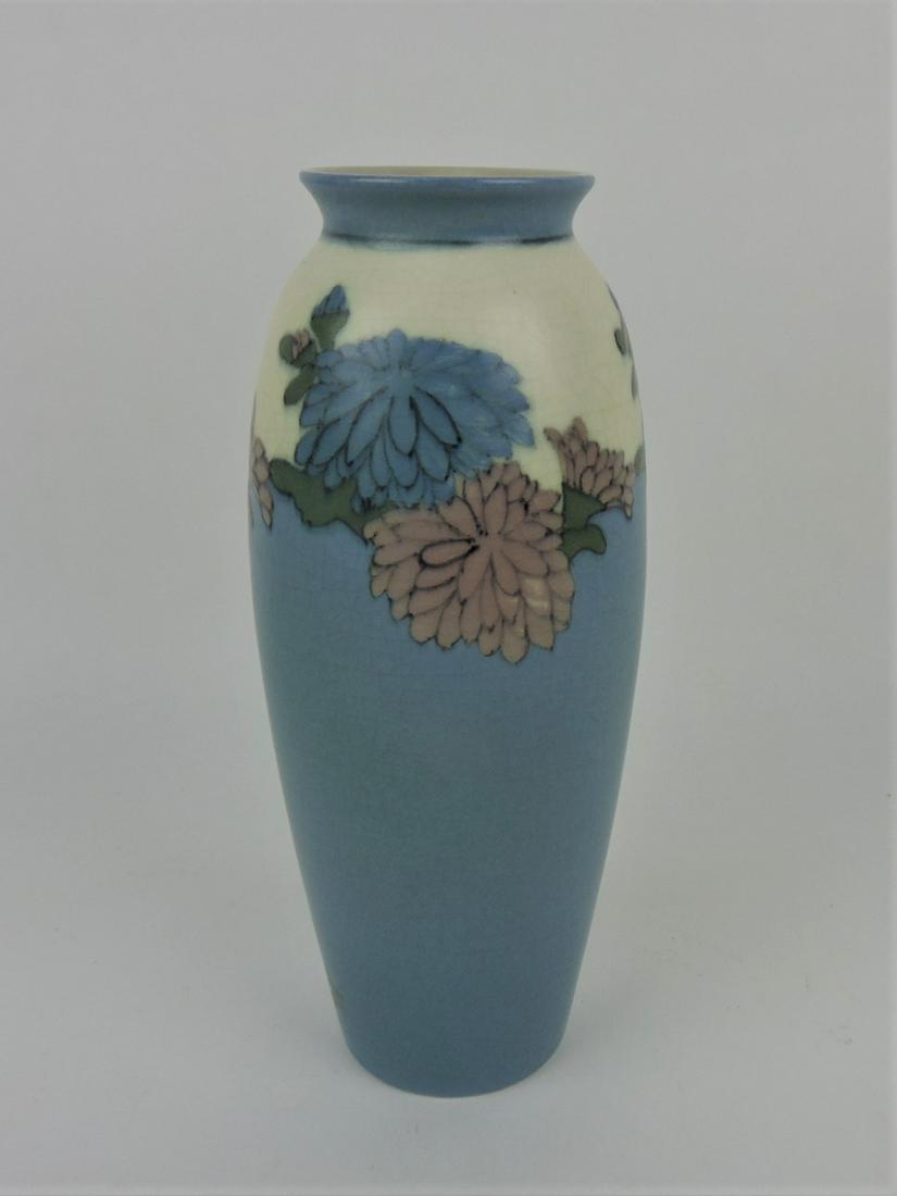 Rookwood floral decorated vase, (1 of 2)