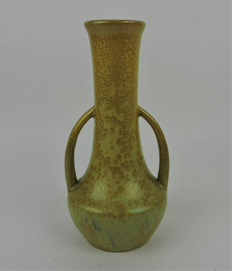 Hampshire Pottery 9 1/2" two handled (1 of 2)