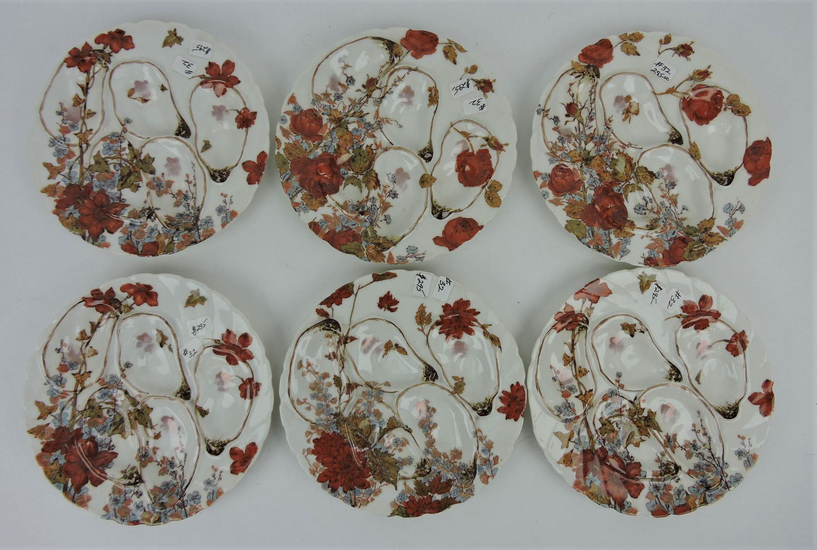 Haviland set of 6 - 7 3/4" oyster plates (1 of 1)