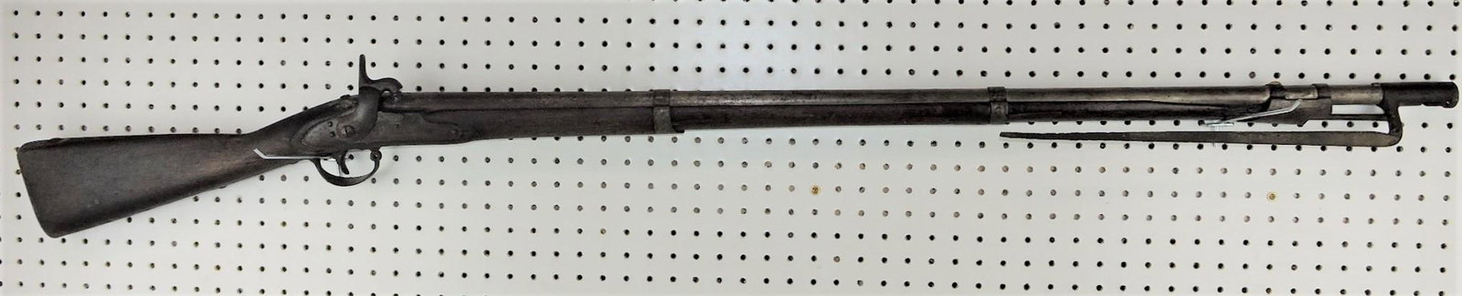 US Harper's Ferry 1835 musket with: bayonet, 59"l